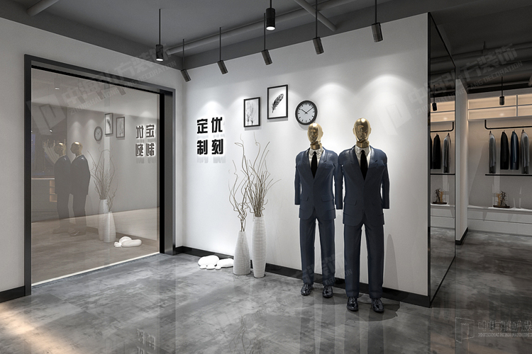 南京商業(yè)空間裝修設計---服裝店裝修燈光與整體(圖4) 南京商業(yè)空間裝修設計---服裝店裝修燈光與整體(圖4)