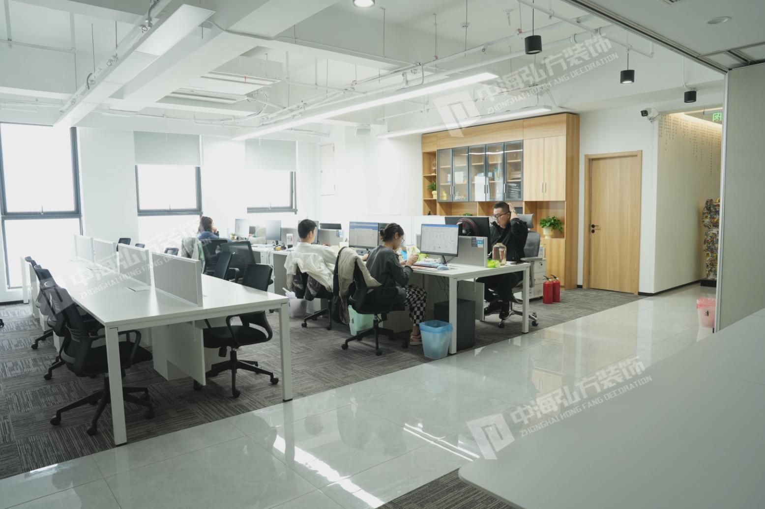 南京彈指鮮生供應鏈有限公司辦公室裝修實(shí)圖(圖4)