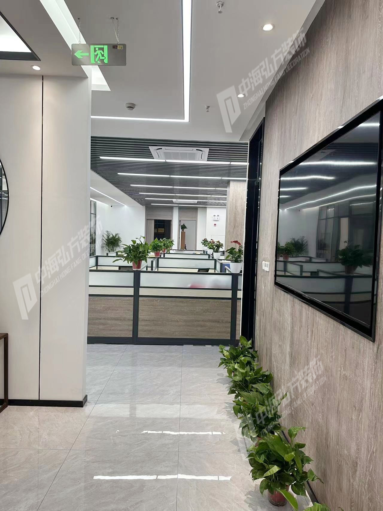 愚工智能辦公室裝修完工實(shí)景圖(圖3)