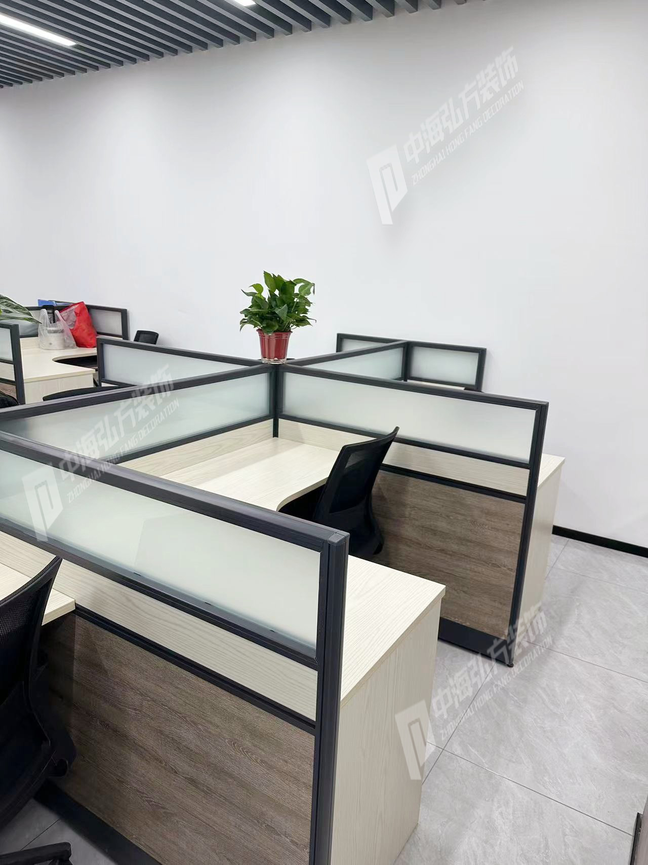 愚工智能辦公室裝修完工實(shí)景圖(圖7)