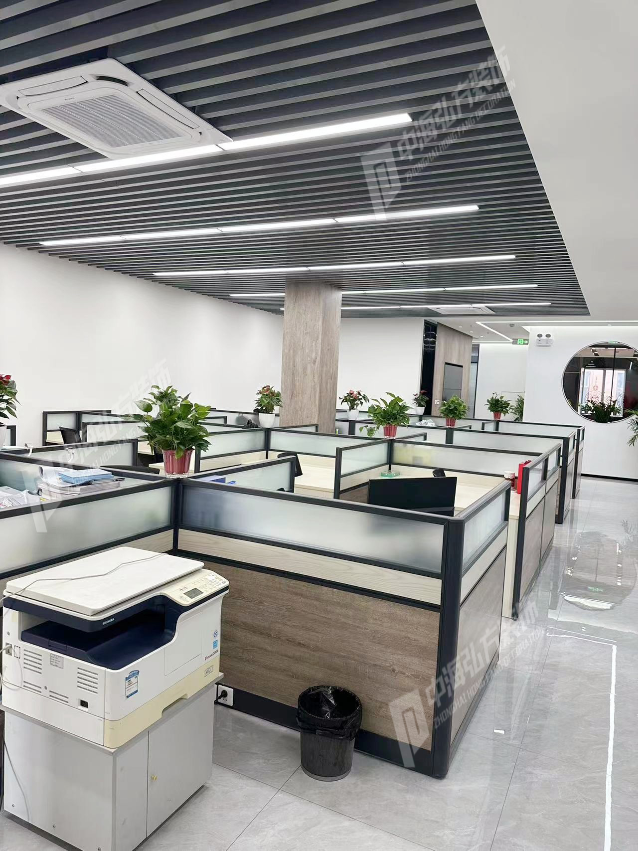 愚工智能辦公室裝修完工實(shí)景圖(圖8)